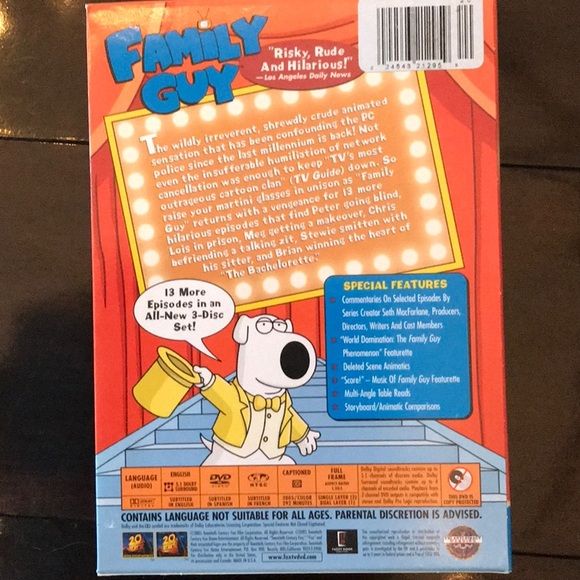 FAMILY GUY V-3 DVD Set - Picture 2 of 3